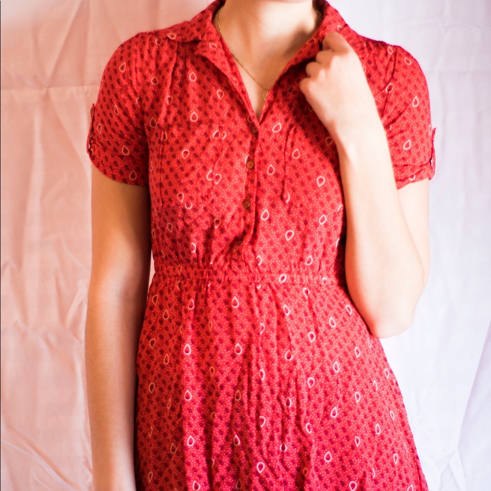 Cute red dress